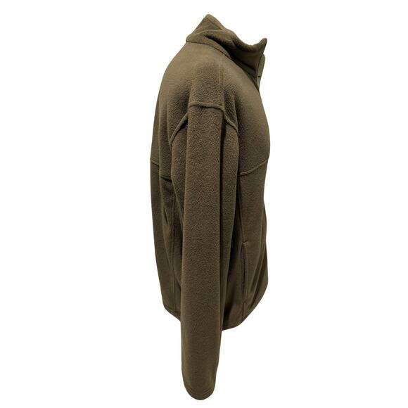 Bass Pro Shops Fleece Jacket Men’s Large Olive Green Full Zip Outdoors Hunting - Picture 2 of 4